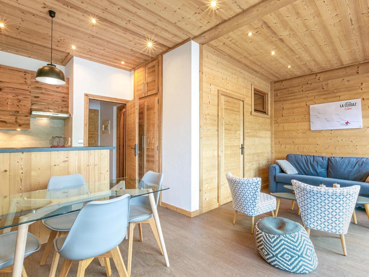 Grand Studio Cabine, Balcon, Parking, Centre La Clusaz - Fr-1-437-85 Exterior foto